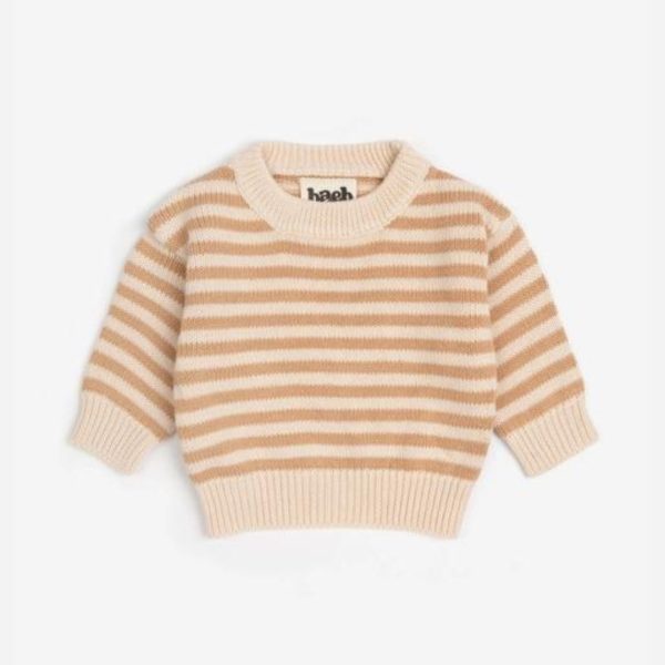 Organic Striped Knit Sweater